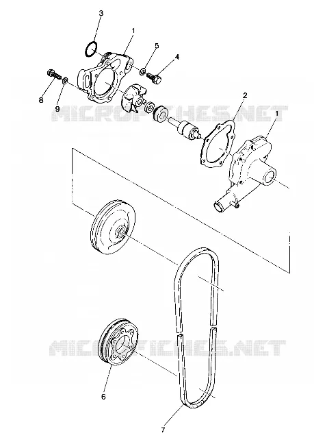 WATER PUMP 400 (4915411541046A)