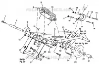FRONT TORQUE ARM 440 XCR SP 0961760 (4931583158B011)