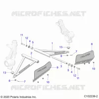 SUSPENSION, A-ARM AND STRUT MOUNTING