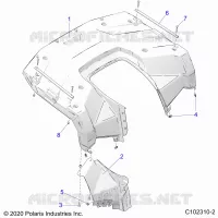 REAR BODYWORK CAB