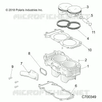 CYLINDER AND PISTON