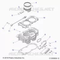 CYLINDER AND PISTON