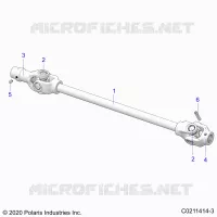 DRIVE TRAIN, FRONT PROP SHAFT