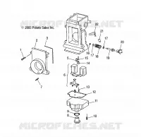 ENGINE, CARBURETOR, LOWER