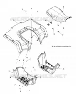 REAR CAB, SEAT AND FOOTWELLS