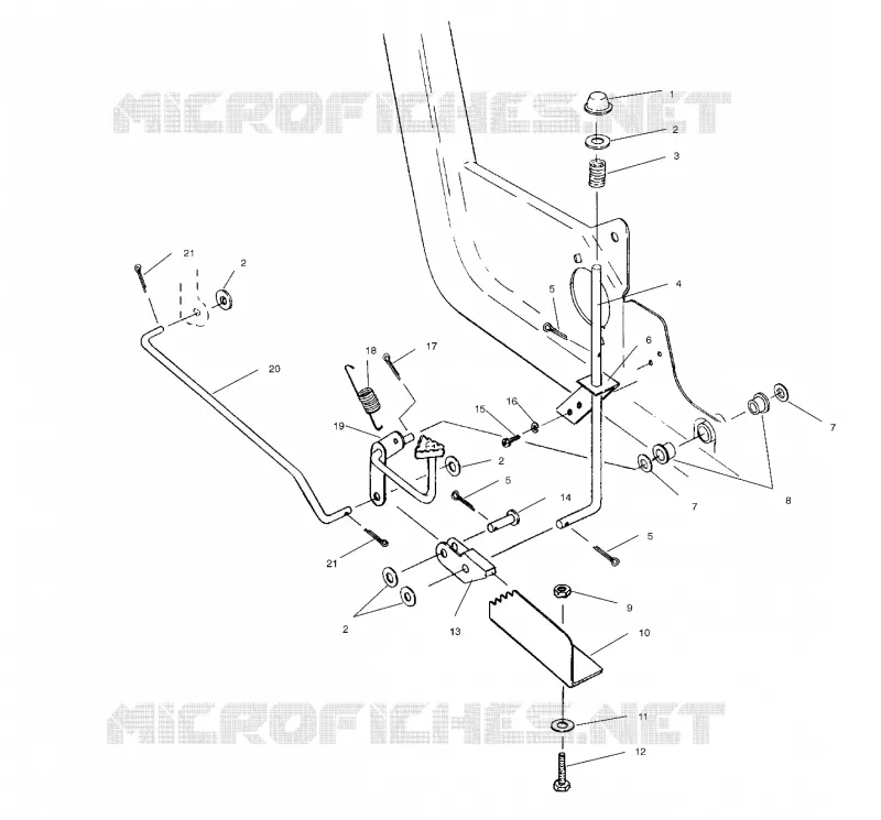 FOOT PEDAL   PARKING BRAKE
