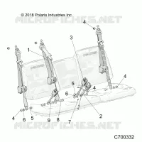SEAT BELT AND MOUNTING