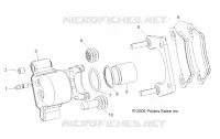 REAR BRAKE CALIPER