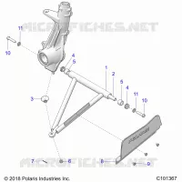 SUSPENSION, A-ARM AND STRUT MOUNTING