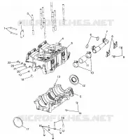CRANKCASE 700 RMK 0970966, 700 SKS 0970566 AND EUROPEAN 700 SKS E970566 (4938573857C006)