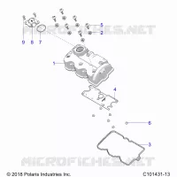 ENGINE, VALVE COVER