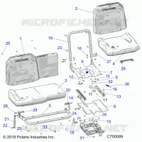SEAT ASM. AND SLIDER