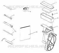 TOOL KIT     TRAIL 0952761, TRAIL DELUXE 0952262,   AND EUROPEAN TRAIL DELUXE (4928862886B014)
