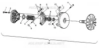 DRIVE CLUTCH SPORTSMAN 500 W969244 (4936093609C002)