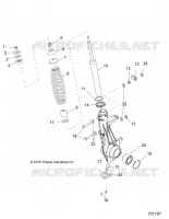 SUSPENSION, FRONT STRUT 