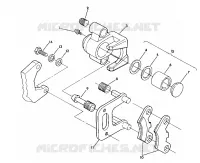 FRONT BRAKE 350 4X4 / W928139 (4922832283030A)