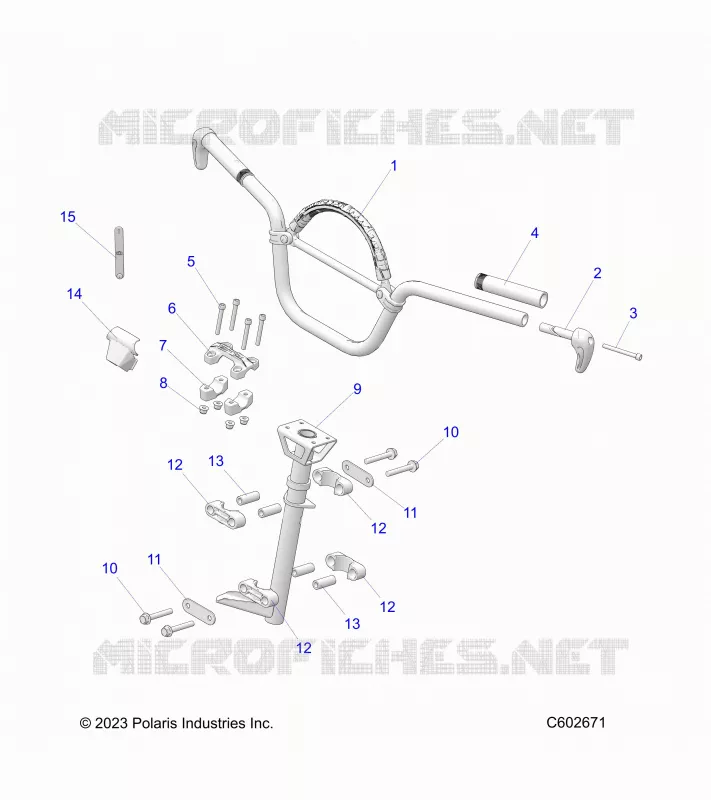 STEERING, HANDLEBAR MOUNTING