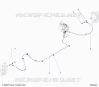 FRONT BRAKE BRAKE LINE