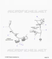 ELECTRICAL, WIRE HARNESS, HOOD, ELECTRIC START