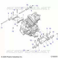 ENGINE, MOUNTING
