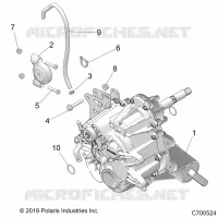 DRIVE TRAIN, MAIN GEARCASE MOUNTING