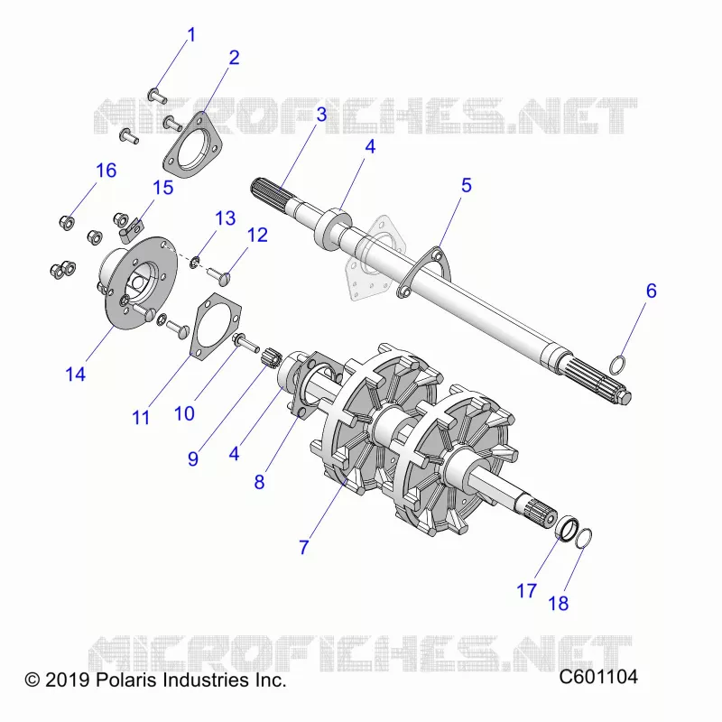 DRIVE TRAIN, JACKSHAFT AND DRIVE SHAFT