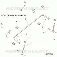 SUSPENSION, FRONT STABILIZER BAR- R21RRH99AC/BC (C700032)