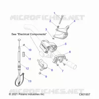 ENGINE, THROTTLE CONTROL ASM.