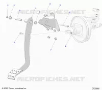 BRAKES, FOOT PEDAL