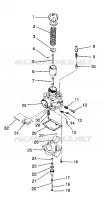 CARBURETOR 440 / 0930760 AND 440 SKS / 0930560 (4922932293032A)