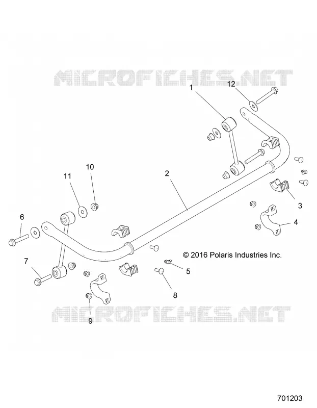 STABILIZER BAR, REAR