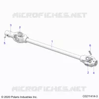 DRIVE TRAIN, FRONT PROP SHAFT