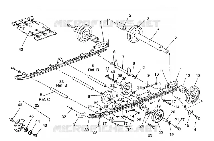 SUSPENSION ASSEMBLY 440 / 0930760 (4922932293019A)