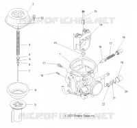 ENGINE, CARBURETOR, UPPER