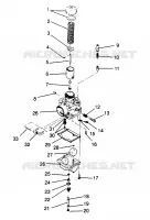 CARBURETOR XLT TOURING 0963357 AND EUROPEAN XLT TOURING E963357 (4931923192C011)
