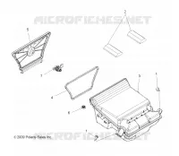 REAR BODYWORK STORAGE BOX