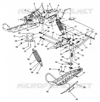 FRONT SUSPENSION AND SKI 500 EFI 0963774 AND EUROPEAN 500 EFI E963774 (4936183618B001)