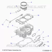 CYLINDER AND PISTON