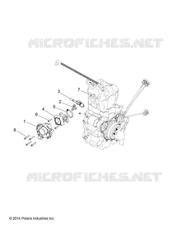 THROTTLE BODY AND FUEL RAIL