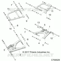 REAR SUSPENSION CONTROL ARMS