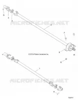 DRIVE TRAIN, FRONT PROP SHAFT