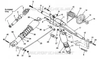 REAR TORQUE ARM XLT SP 0966676 AND EUROPEAN XLT SP E966676 (4931703170B013)