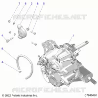 DRIVE TRAIN, MAIN GEARCASE MOUNTING