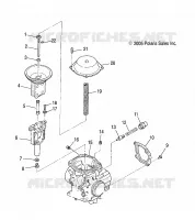 ENGINE, CARBURETOR, UPPER