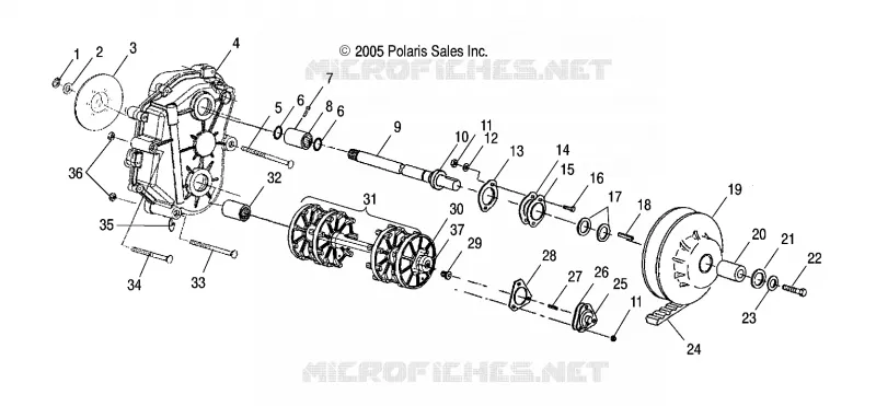 DRIVE TRAIN, DRIVE SHAFT AND JACKSHAFT