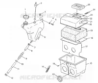 OIL TANK/AIR BOX 700 RMK 0970966, 700 SKS 0970566 AND EUROPEAN 700 SKS E970 (4938573857C005)