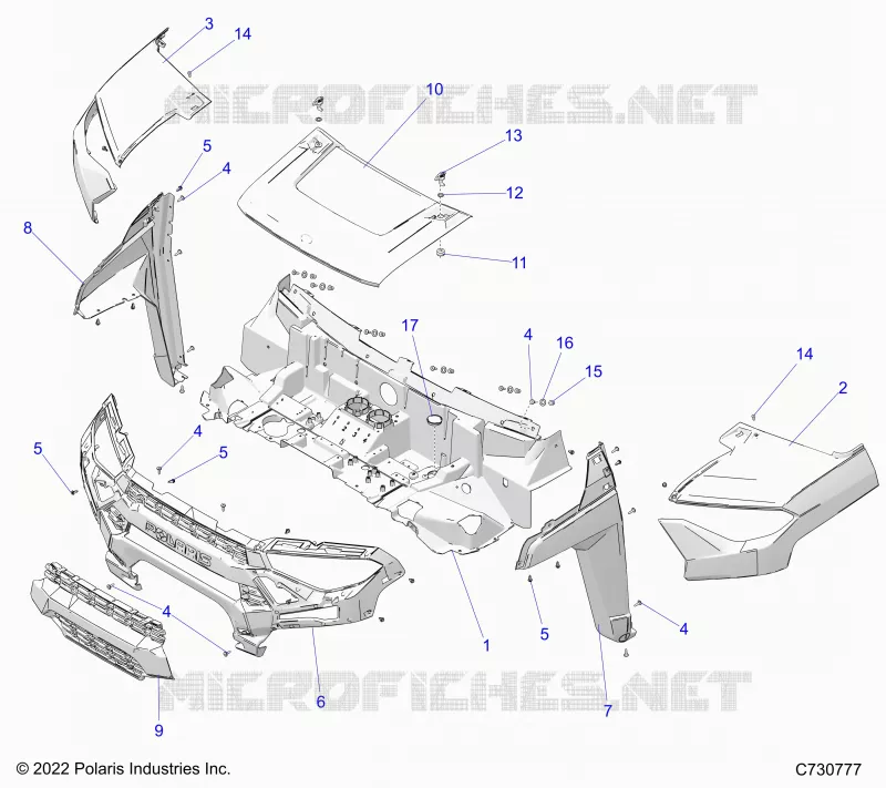 HOOD AND FRONT FACIA