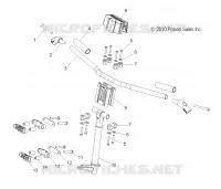 UPPER STEERING   HANDLEBAR ASM.
