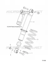 SUSPENSION, FRONT SHOCK MOUNTING