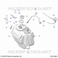 FUEL SYSTEM, FUEL TANK ASM.